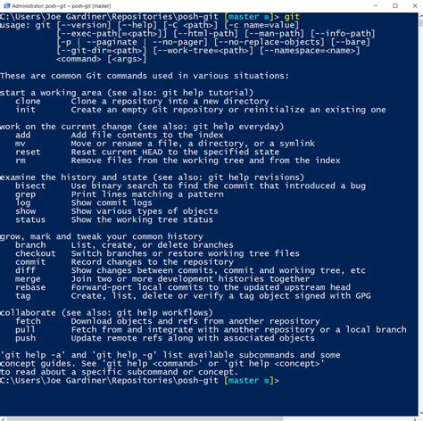 Image result for Windows PowerShell Git Support