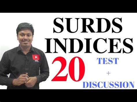 Surds and Indices Practice Questions Video Lecture - Quantitative ...