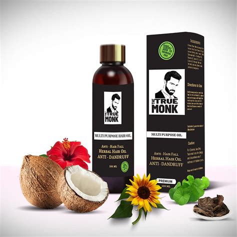 Buy The True Monk Multi-Purpose Hair Oil for Men, 8X Growth hair growth ...
