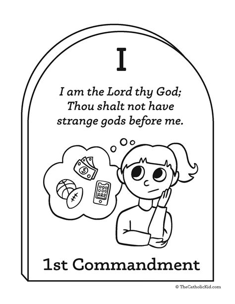 Ten Commandment Classroom Posters - TheCatholicKid.com