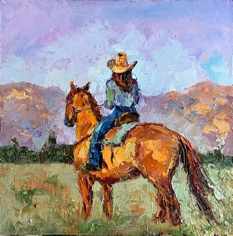 Cowboy Horse Art