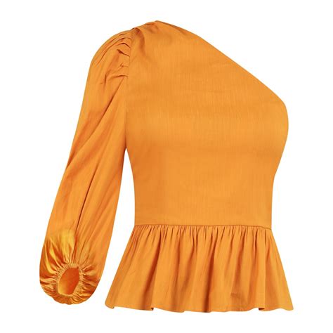 Buy Women Orange Solid Tops Online - 703578 | The Collective