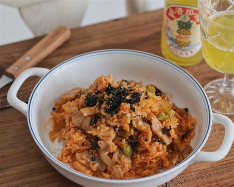【韩式五花肉泡菜炒饭的做法步骤图】李奶奶Lee_下厨房