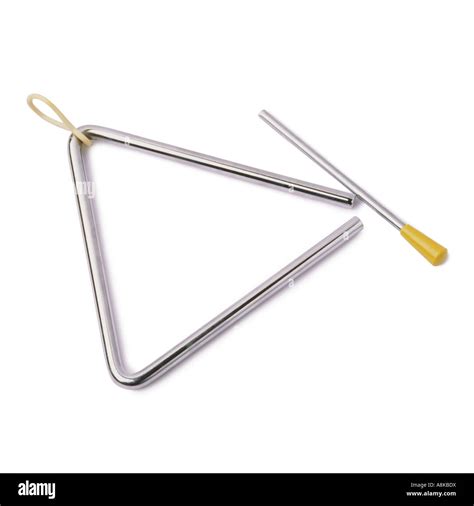 Triangle instrument not geometry Cut Out Stock Images & Pictures - Alamy