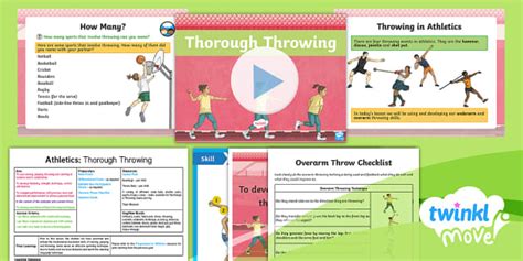 Overarm Throwing Lesson - KS2 PE Planning - Twinkl Move