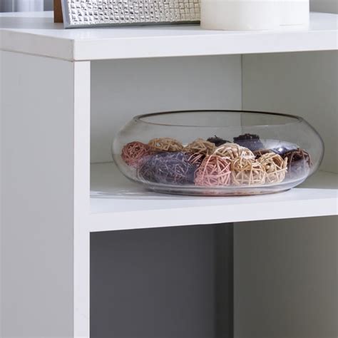 Buy Helios Reynan NXT Bedside Table - White from Helios by Home Centre ...