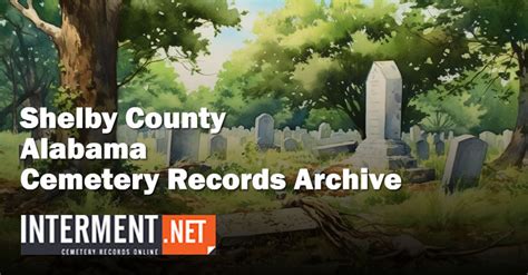 Shelby County Cemetery Records, Alabama | Genealogy