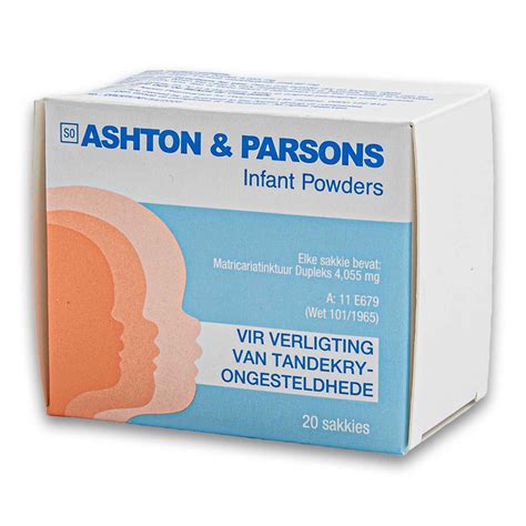 Infant Powders for Teething Relief 20 Pack - Ashton & Parsons – Cosmetic Connection