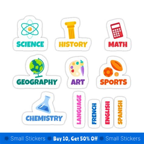 Image result for Subject Sticker Design