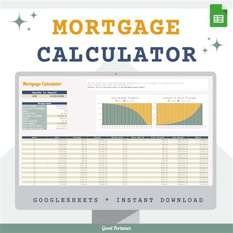 Mortgage Calculator Excel Template
