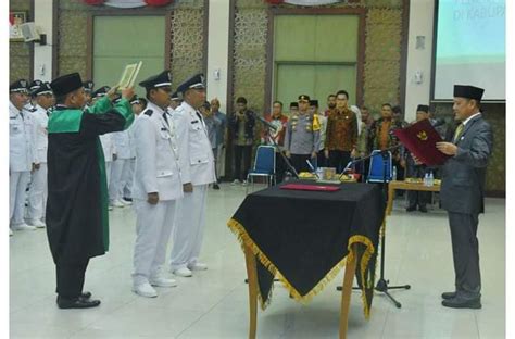 56 Penjabat Kepala Desa, Resmi Dilantik Bupati Kampar ...