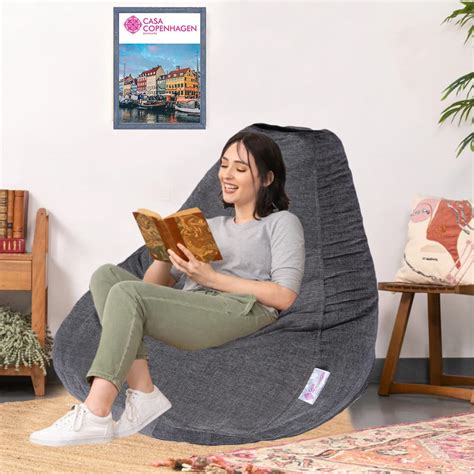 Casa Copenhagen ,Designed in Denmark,Anti-Bacterial Premium Fabric Bean ...