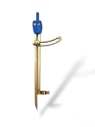 Germany 8"Inch Brass Pencil Divider Compass & Locking Divider Wing ...