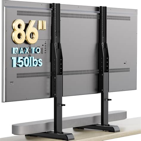 Amazon.com: AX WABER Table Top TV Stand with Height Adjustable TV Legs ...