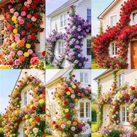 CarpetCreeping 250+ Mix Climbing Roses Flowers Seeds -Rose Bushes India ...