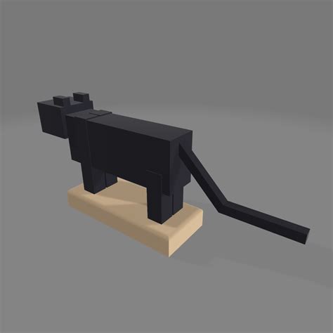 Image result for Cartoon Cat 3D Model Minecraft
