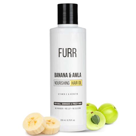 Buy FURR BANANA AND AMLA NOURISHING HAIR OIL (200ML) -FOR DULL AND ...