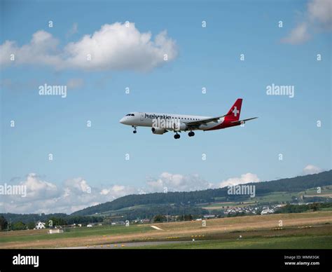 Helvetic Airways at Zürich airport Stock Photo - Alamy