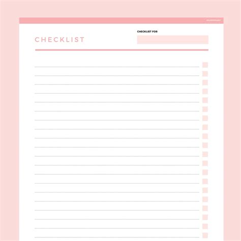 Example of a Simple Checklist 的图像结果