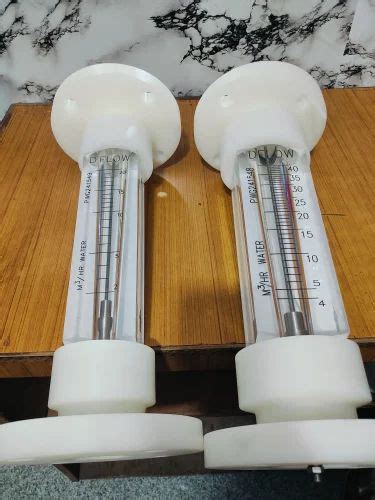 Acrylic Body Rotameter In Flange Connection - DFLOW blower air ...