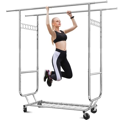 Raybee Clothes Rack Heavy Duty Clothing Rack Commercial Grade Clothing ...