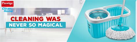 Prestige Ttk Psb 11 Plastic Magic Mop (Blue), Pack Of 1 : Amazon.in ...