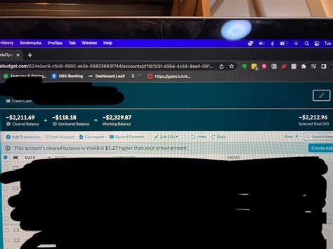 Why is my Cleared Balance not equal to my Selected Total (which ...