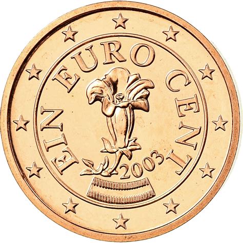 One Euro Cent 2003, Coin from Austria - Online Coin Club