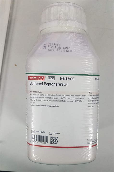 Buffered Peptone Water : Amazon.in: Industrial & Scientific