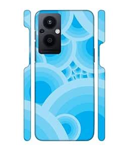 CreativeSoul ''Sky Blue Circular Texture'' Printed Hard Back Case for ...