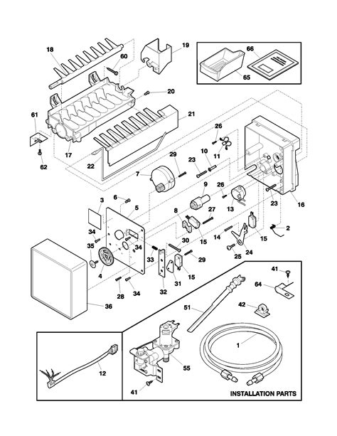 Frigidaire Ice Maker Parts Diagram - Wiring Site Resource