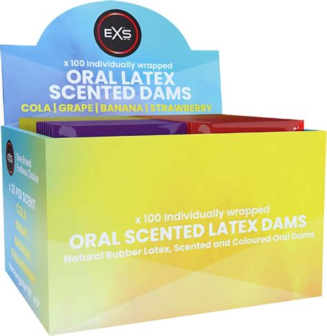 EXS | Scented Oral Dams | Cola | Enhance Your Safety & Pleasure | Dental Dams | Flavoured | 10 ...