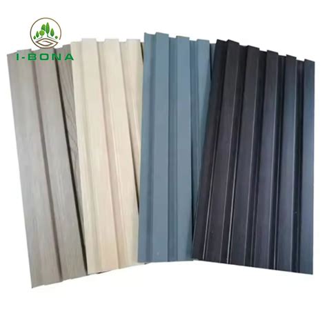 on Sale Water Proof Wood Plastic Composite Cladding Fluted WPC Wall ...