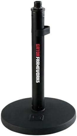 Gator Frameworks GFW-MIC-0600 Weighted Round Based Short Desktop Mic ...