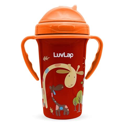 Buy LuvLap Tiny Giffy Sipper for Infant/Toddler 300ml, Anti-Spill Sippy ...