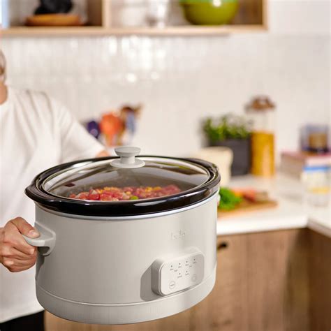 bella 6-Quart Programmable Slow Cooker - Digital Crock Pot with Timer ...