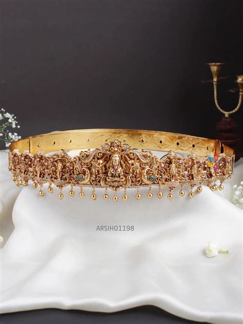 Bridal Gold Bead Lakshmi Hipbelt – Arshis