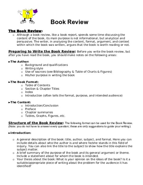 Image result for Book Review Paper Format