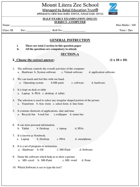 Image result for Hardware and Software Class 3