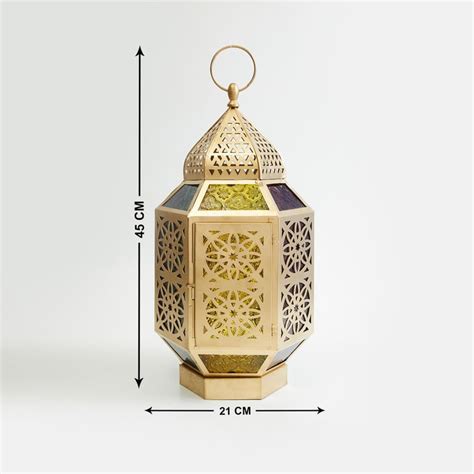 Buy Corsica Fest Iron and Glass Lantern from Corsica by Home Centre at ...