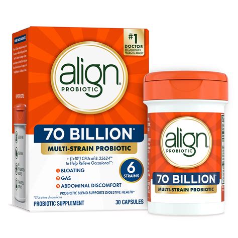 Align 70 Billion CFU Probiotic Capsules | Align Probiotics