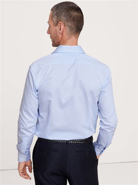 Slim-Fit Italian Cotton Poplin Dress Shirt | Banana Republic