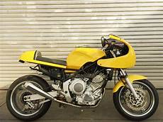 Cafe Racing Mod by 1997 Yamaha Trx850 Cafe Racer Mod Custom Yellow Paint Cafe Racing Mod