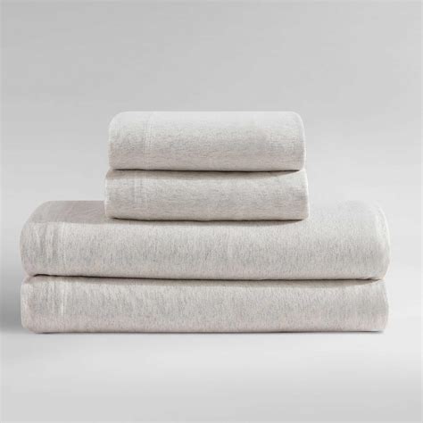 Calvin Klein - King Bed Sheets, Cotton Melange Jersey Bedding Set with ...