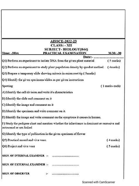 Image result for Standard 12 Practical Registration Form
