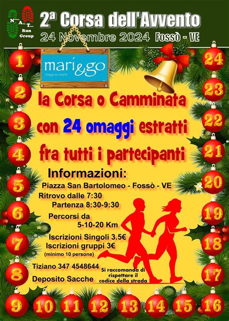 Corsa dell Avvento 2024, Piazza San Bartolomeo, 30030 Fossò VE, Italia ...
