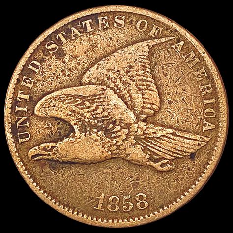 1858 Flying Eagle Cent NICELY CIRCULATED