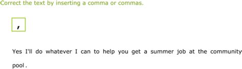 IXL - Commas with direct addresses, introductory words, interjections ...