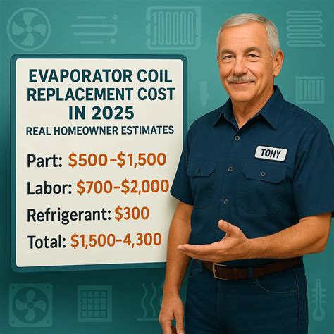 Evaporator Coil Replacement Cost in 2025: Real Homeowner Estimates