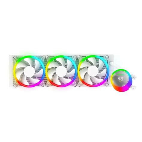 Buy ANT ESPORTS ICE Chroma 360 360mm ARGB Liquid Cooler (White) | EliteHubs